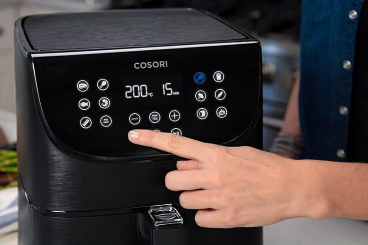 seleccionar tiempo air fryer