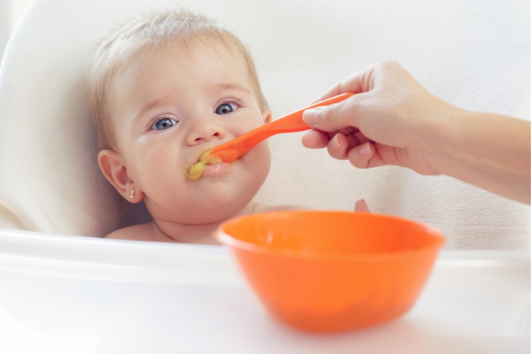 alimentación complementaria en bebés